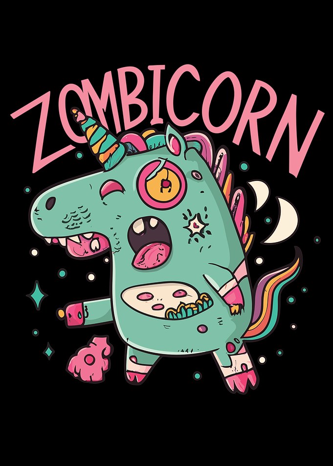 Zombiecorn Zombie Unicorn