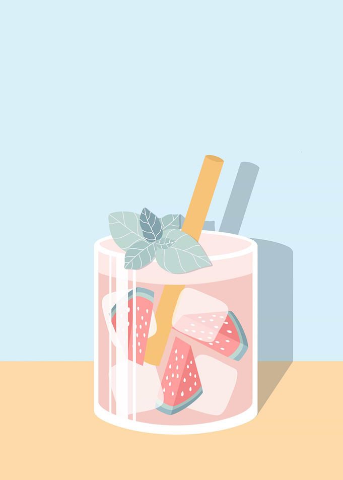 Watermelon lemonade
