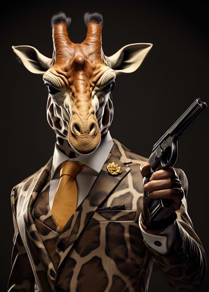 The Vintage Ganger Giraffe
