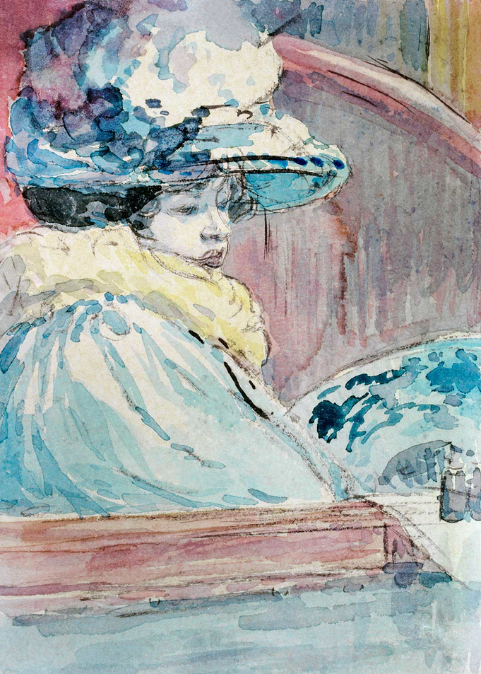 Woman in a lodge