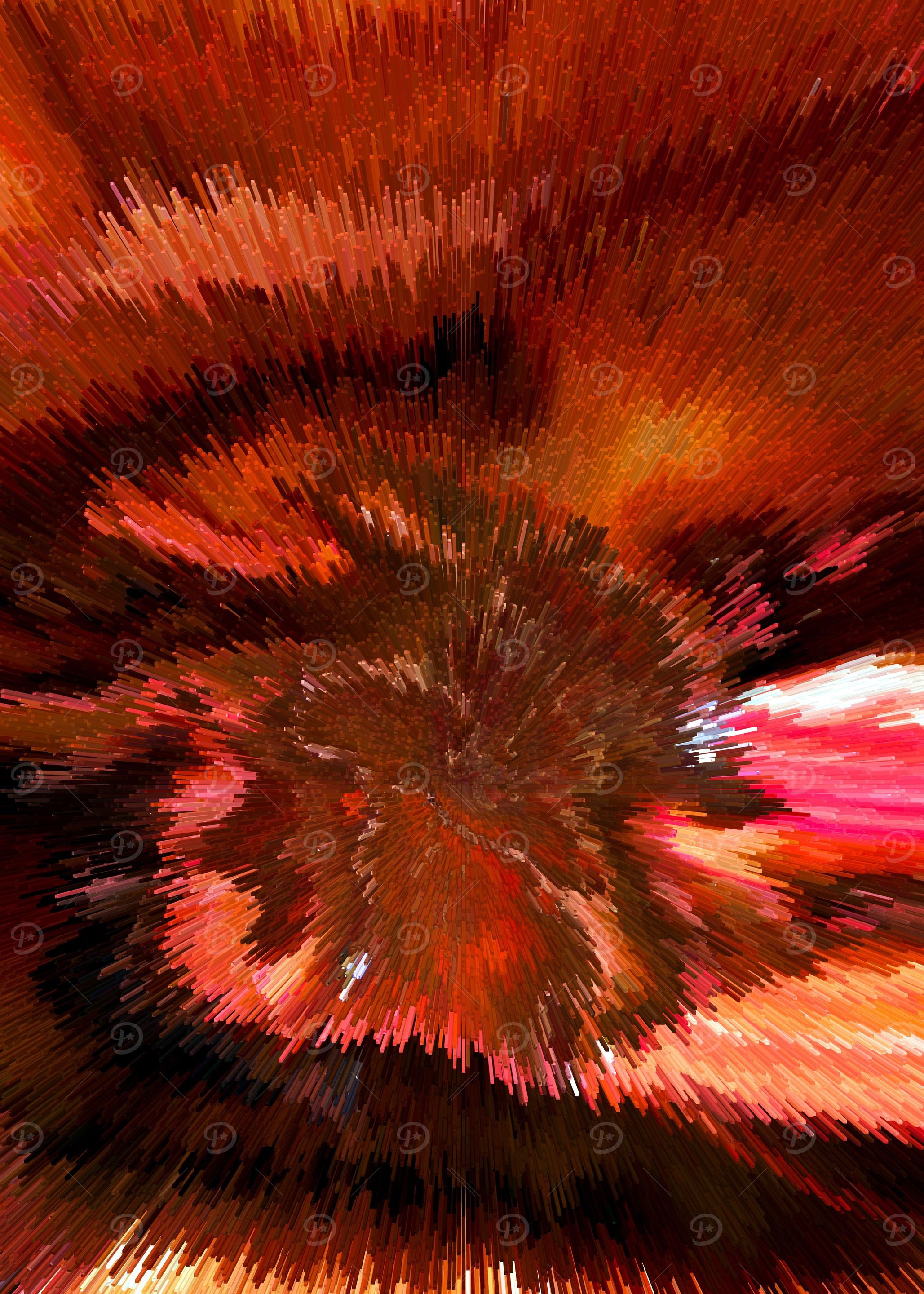 Abstract Acrylic Painting