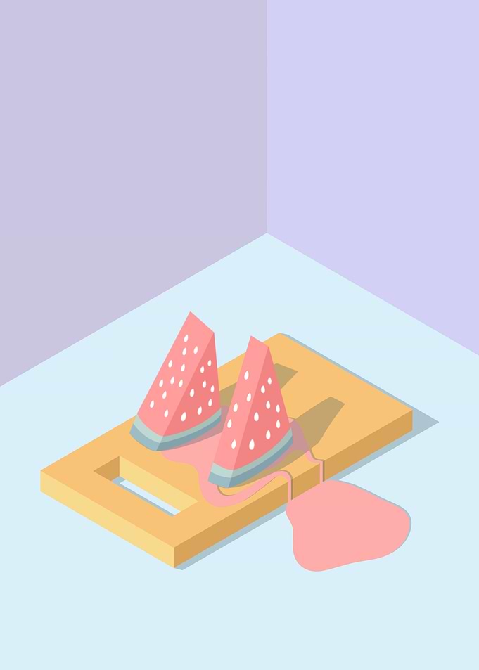 Juicy watermelon
