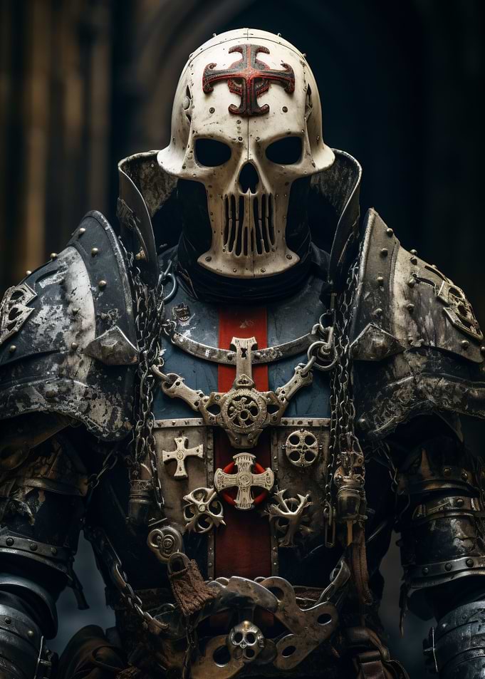 Steampunk Templar Knight
