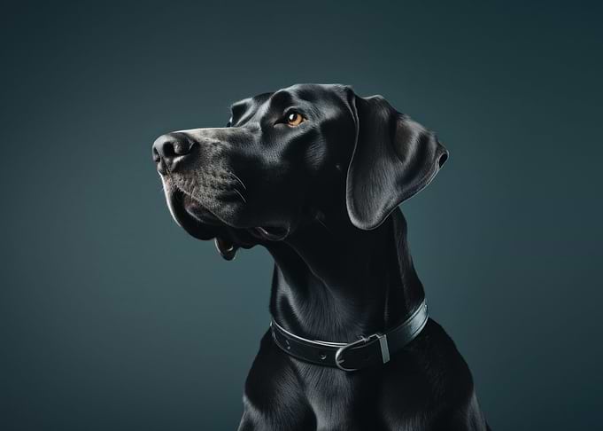 Black Labrador model