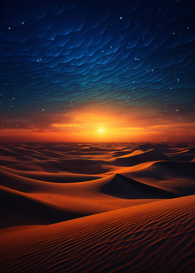 The Desert Sunset