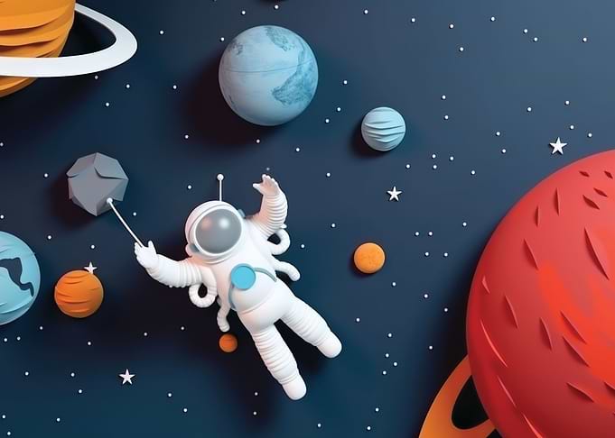 Space astronomy astronaut