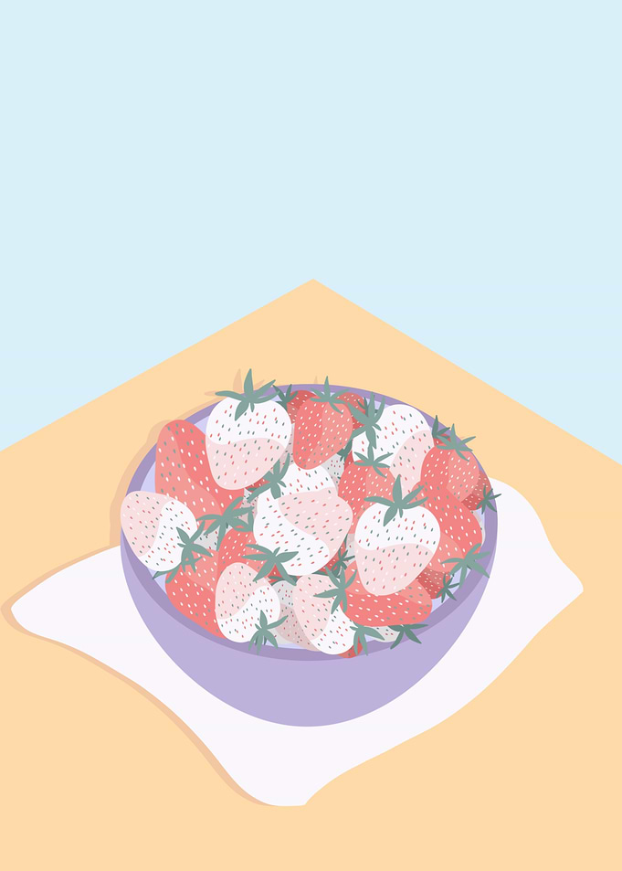 Strawberry bowl