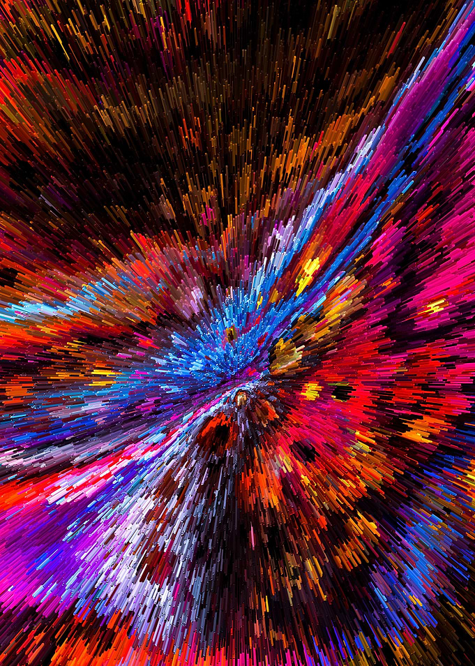 Abstract Acrylic Painting
