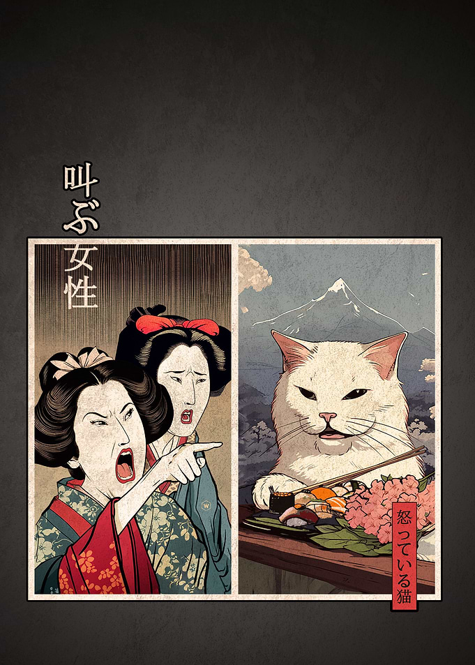 Woman Yelling at Cat