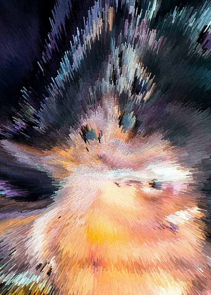 Abstract Acrylic Painting