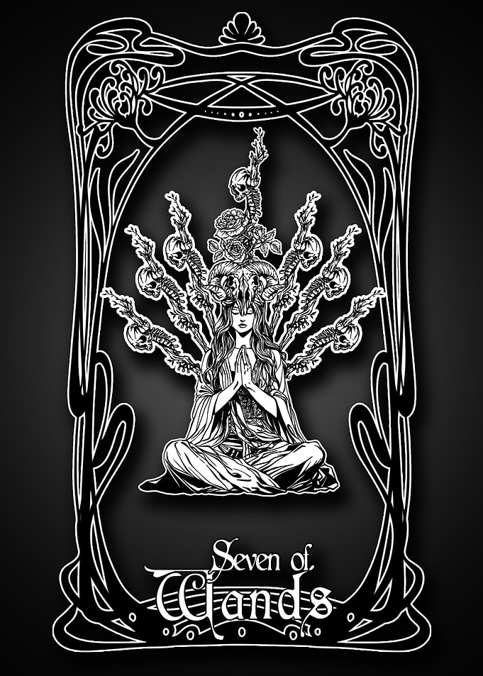 Tarot Seven of Wands