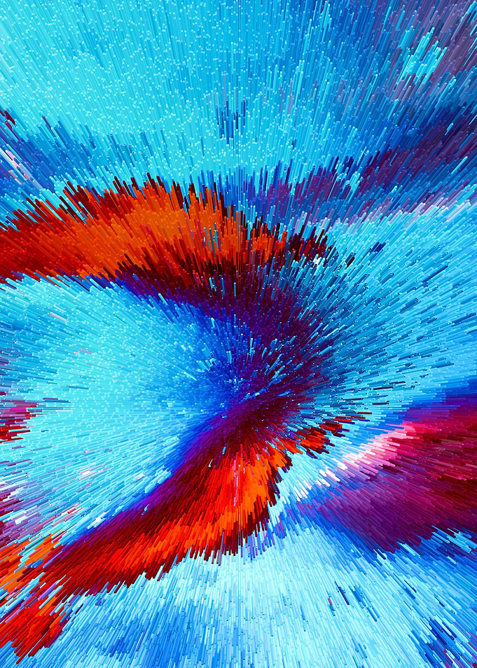 Abstract Acrylic Painting