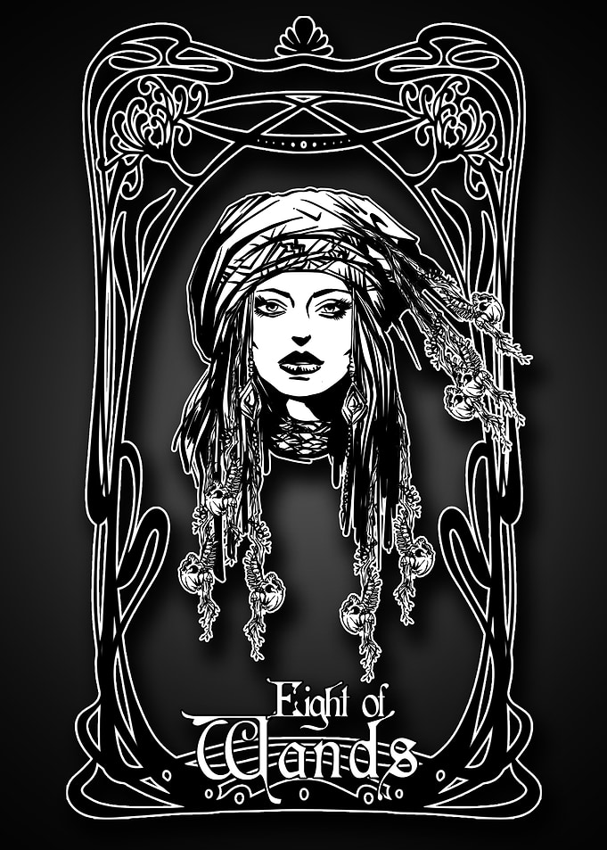 Tarot Eight of Wands