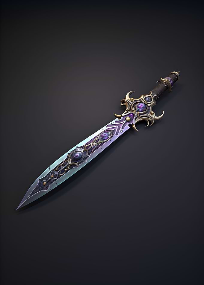 Engraved Short Sword