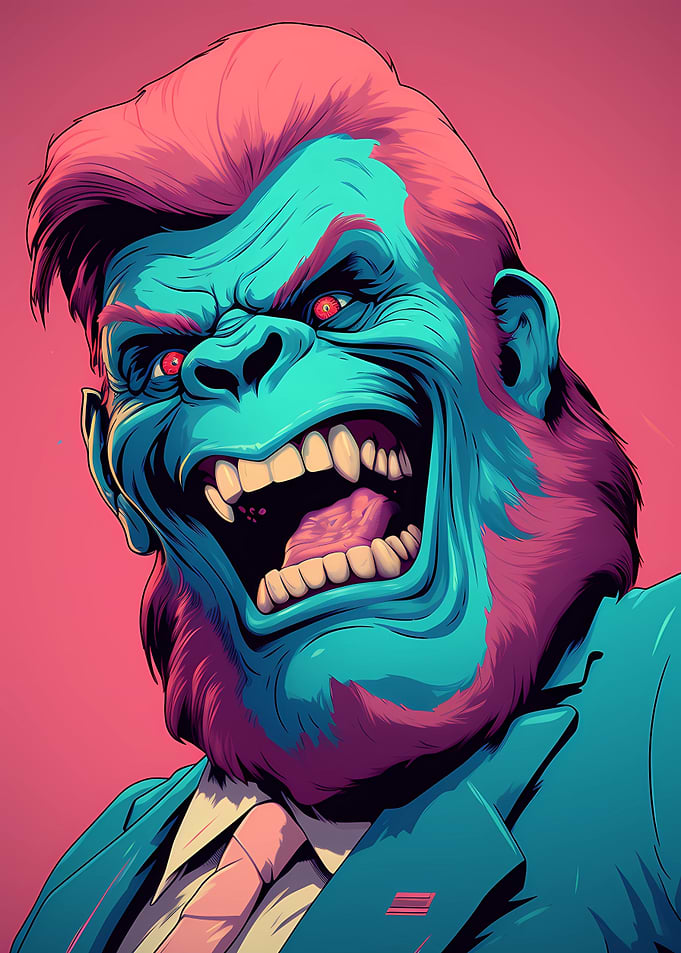 Decopunk Gorilla