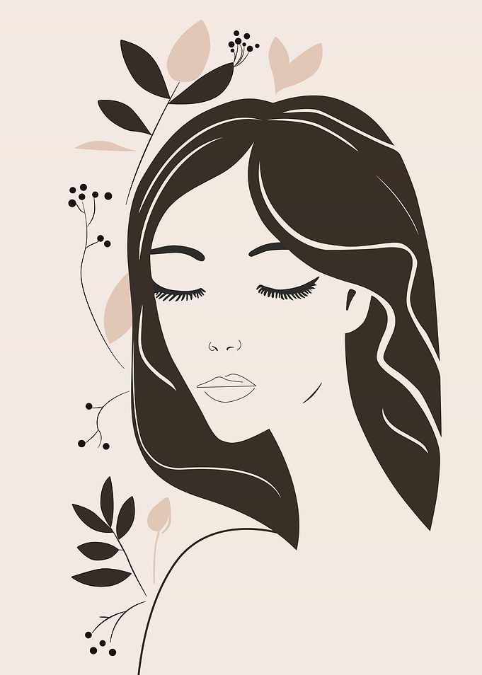 Minimalist Girl Satisfying