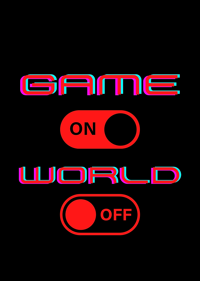 game on world off