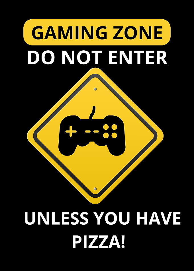 gaming zone do not enter