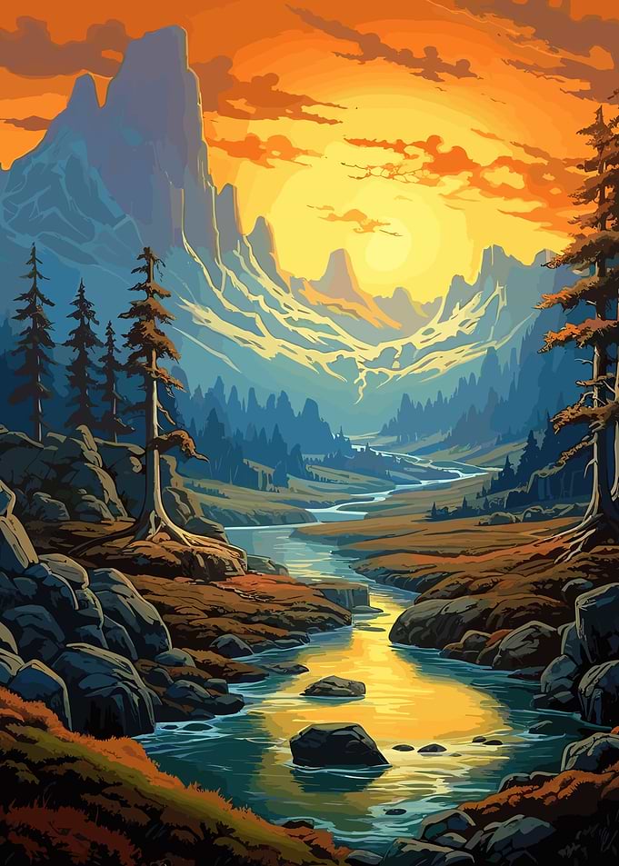 beach sunset landscape