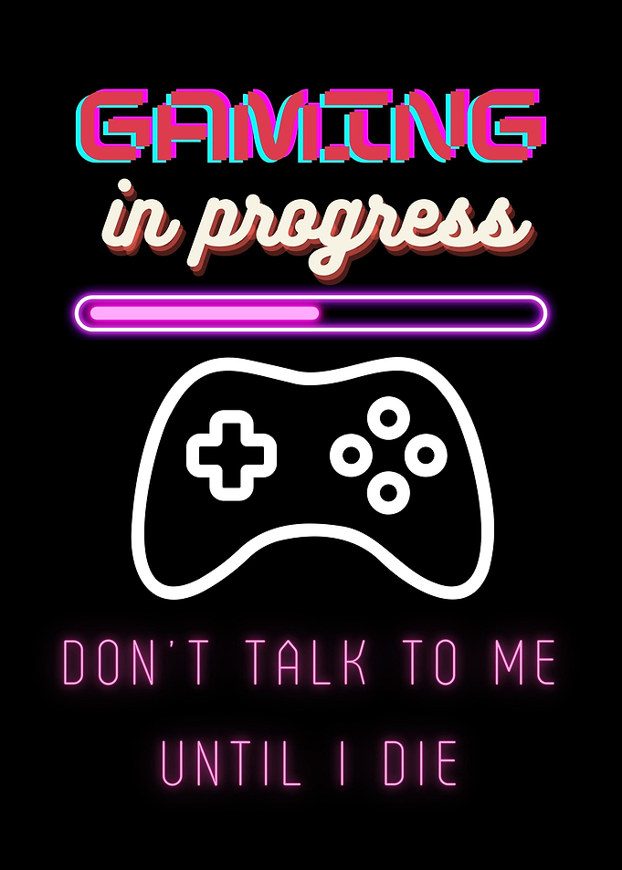 gaming in progress