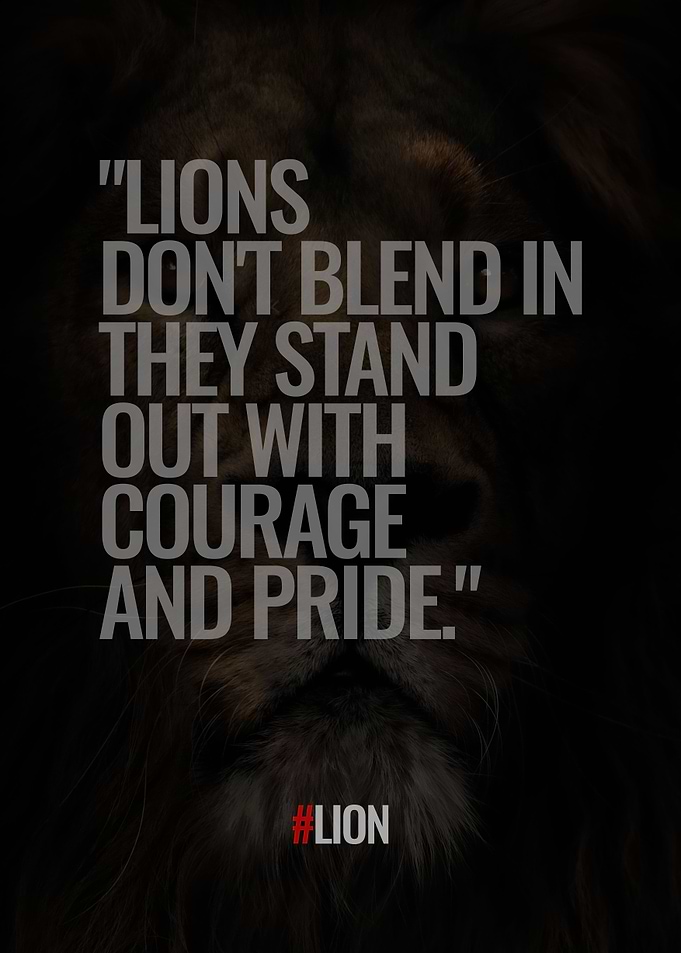 Quote about Lion