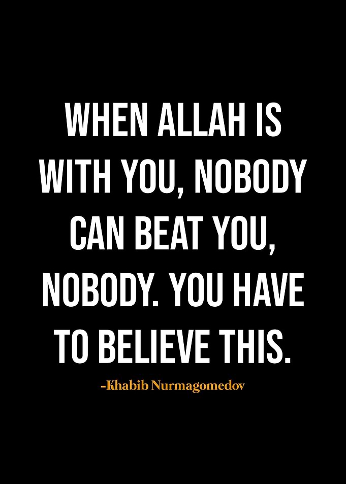 Khabib Nurmagomedov quotes