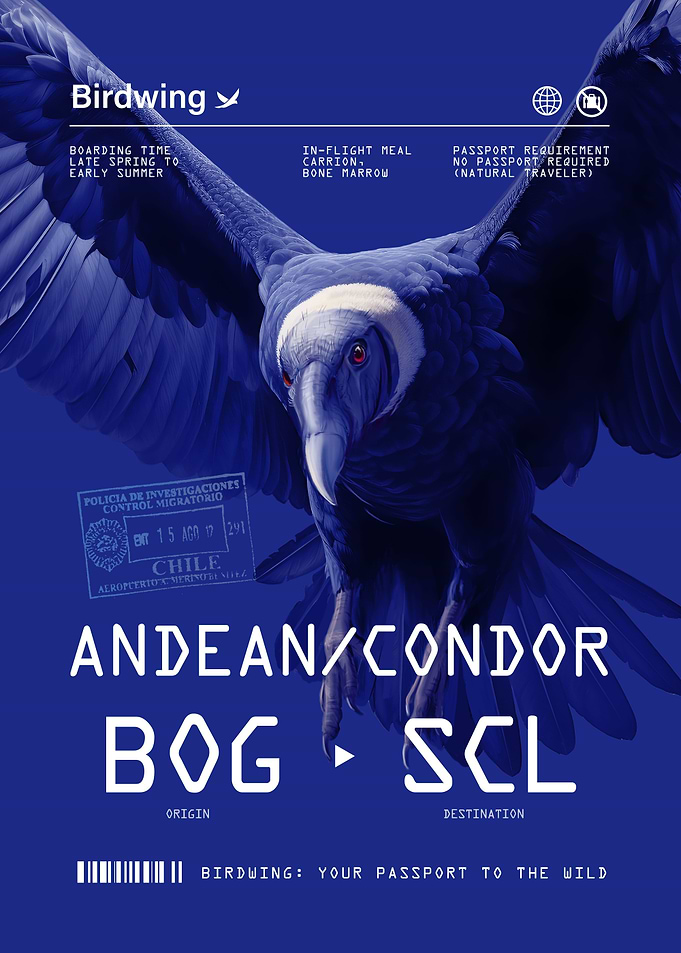 Bird Travel Poster