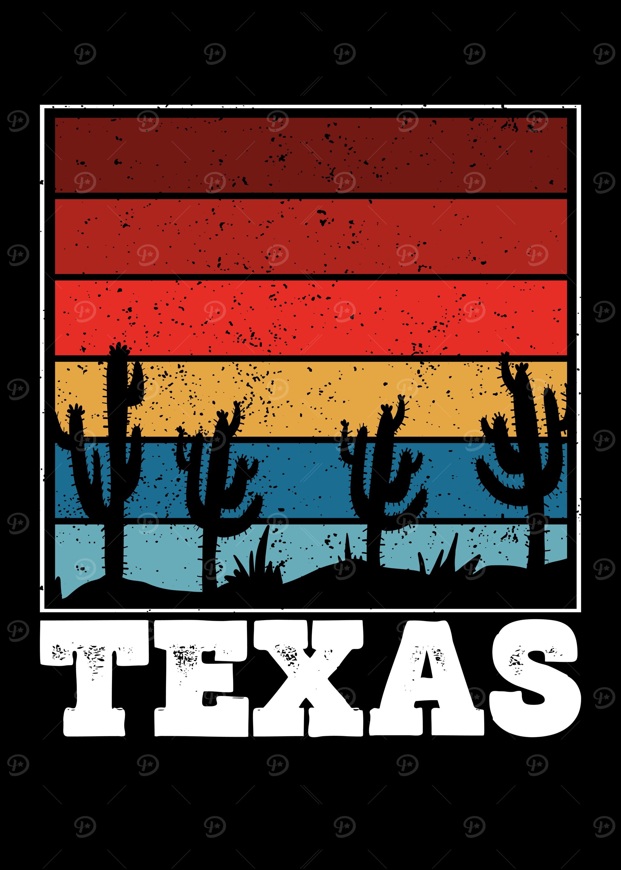 Texas retro vintage