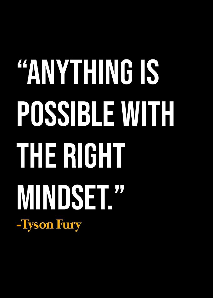 Tyson Fury Quote