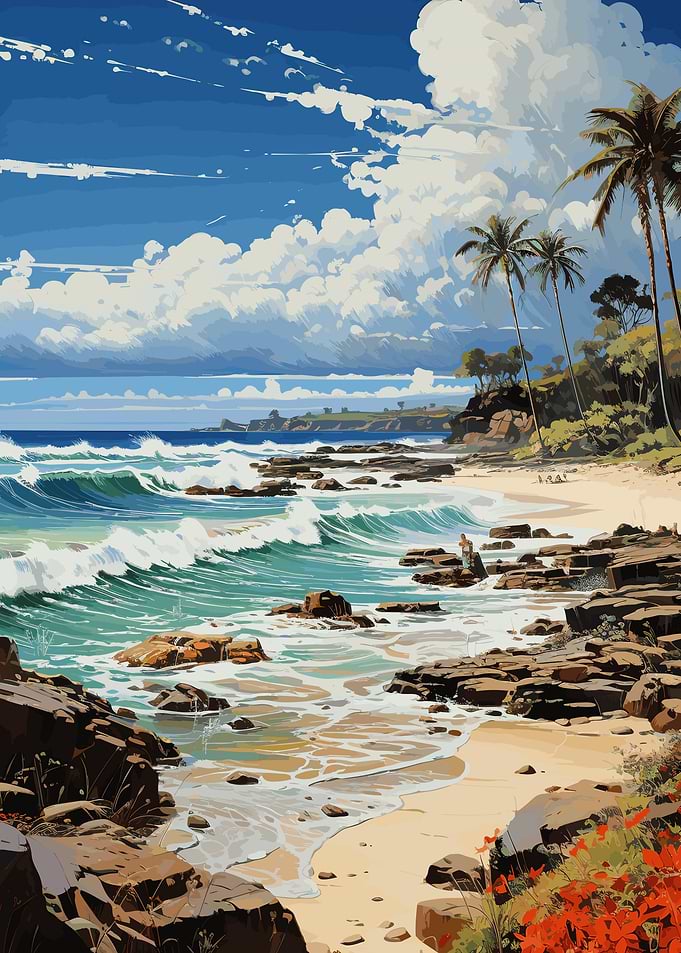 beach sunset landscape