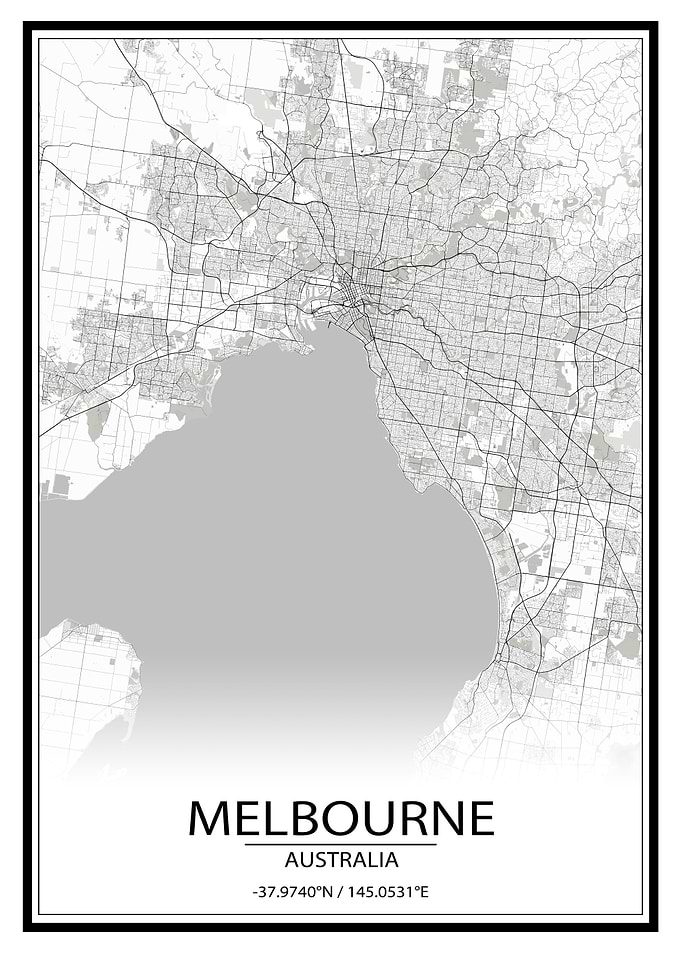 Melbourne White City Map