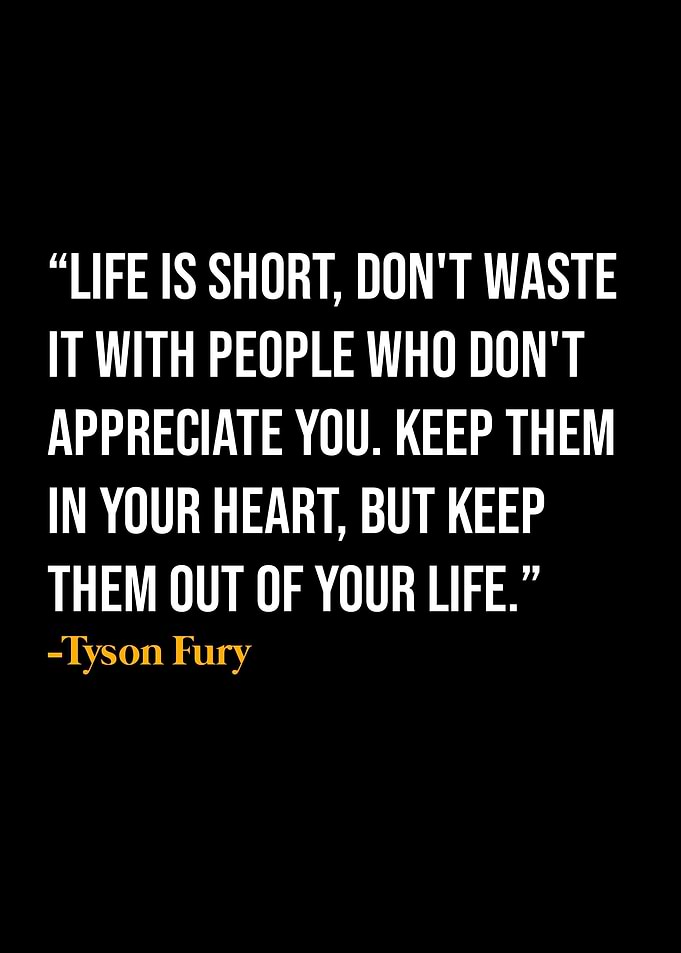 Tyson Fury Quote