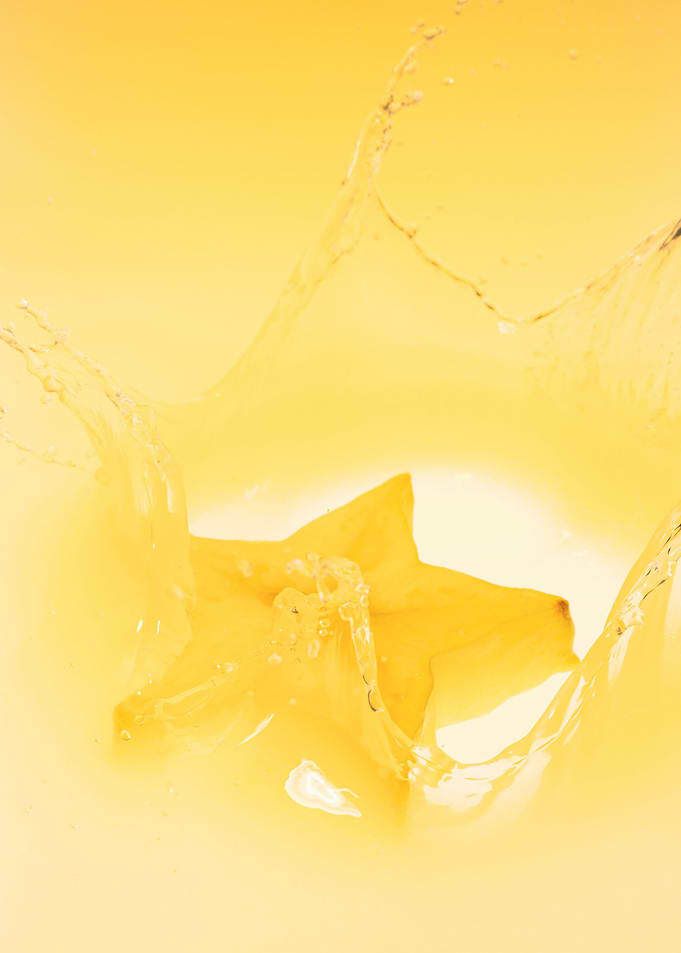 Carambola splashed 1