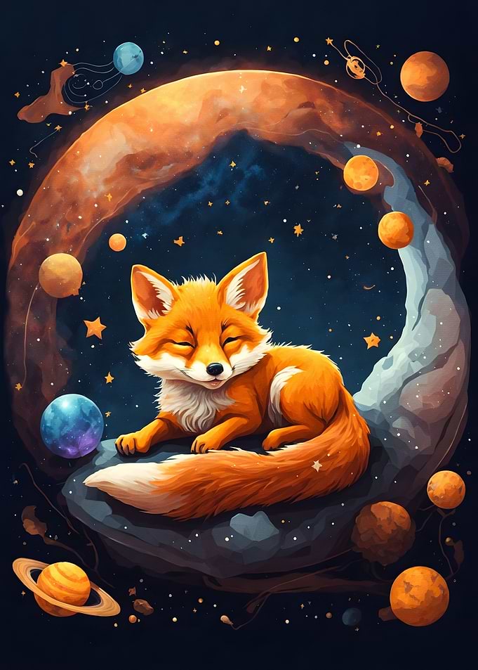 Cute Baby Fox
