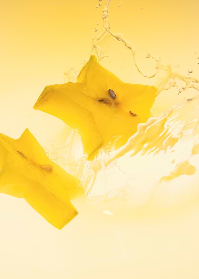 Carambola splashed 2