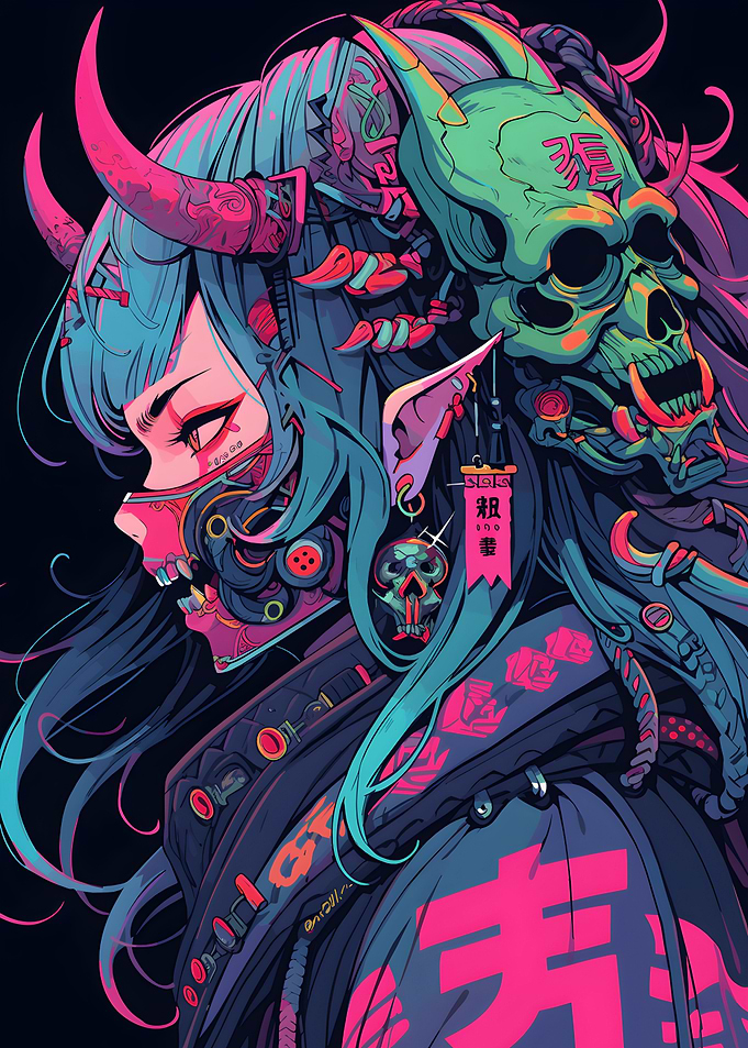 Cybergoth Female Demon