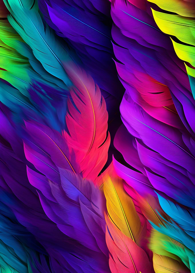 Vintage FeatherArtNo10