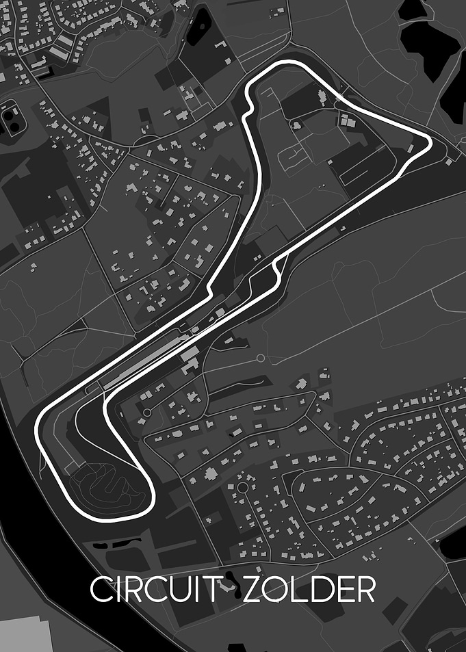 Circuit Zolder map