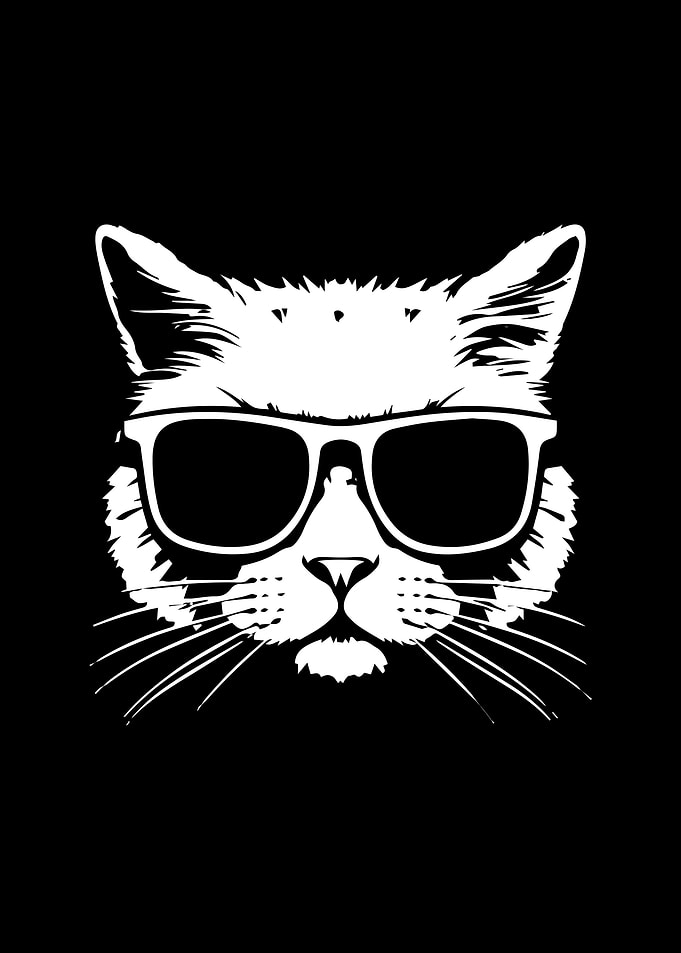Cat Stencil Design