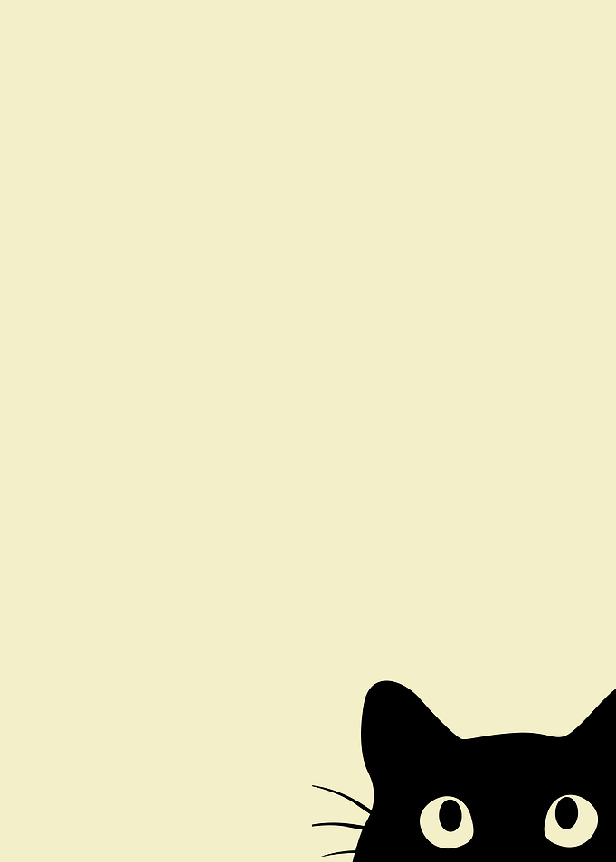 Peeking Cat 2