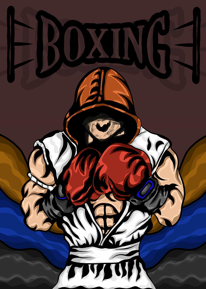 Boxing Cartoon Posters