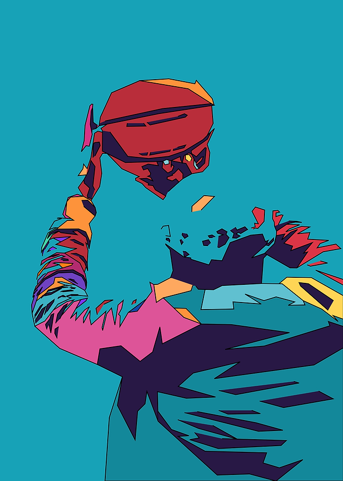 Baskertball pop art