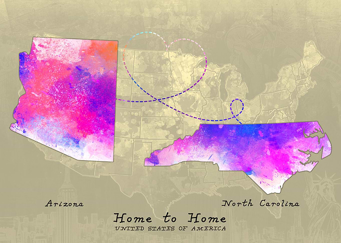 Arizona North Carolina