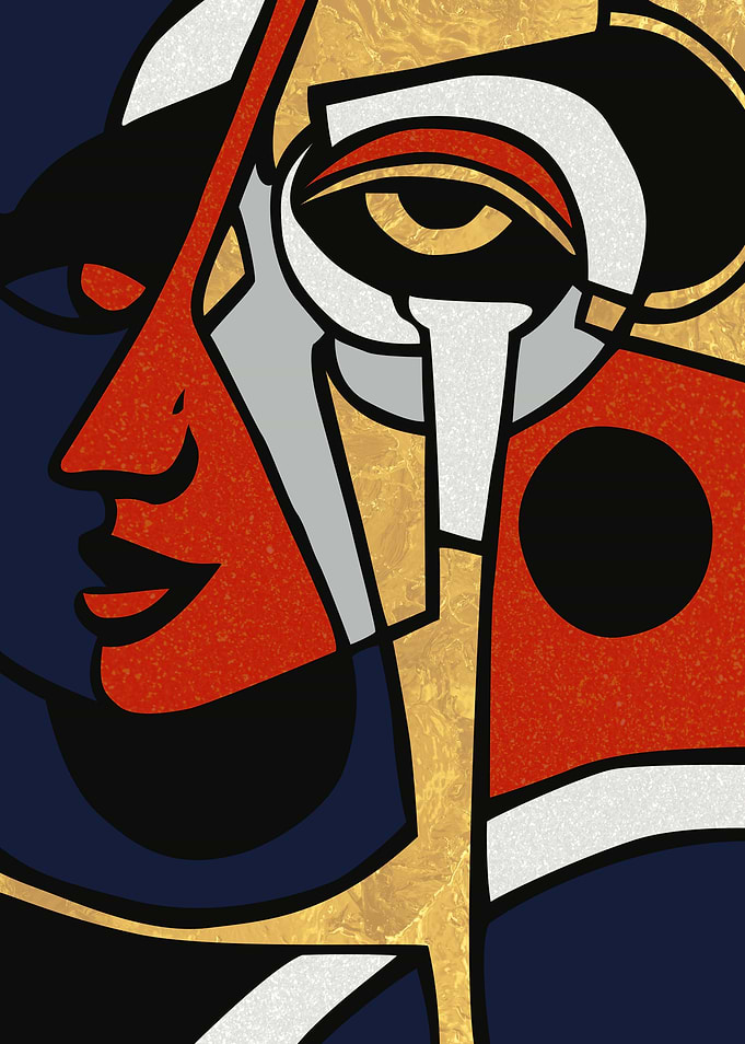 Picasso Inspired Abstrac