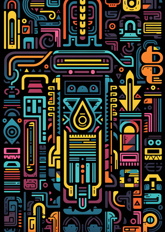 Vintage Abstract No5