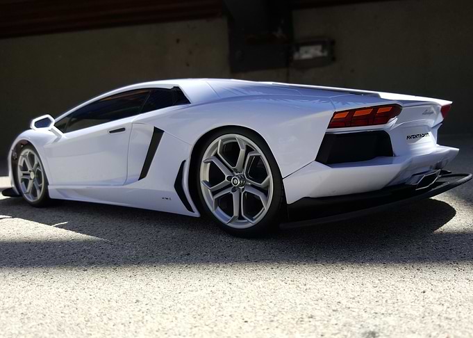 White Ferrari