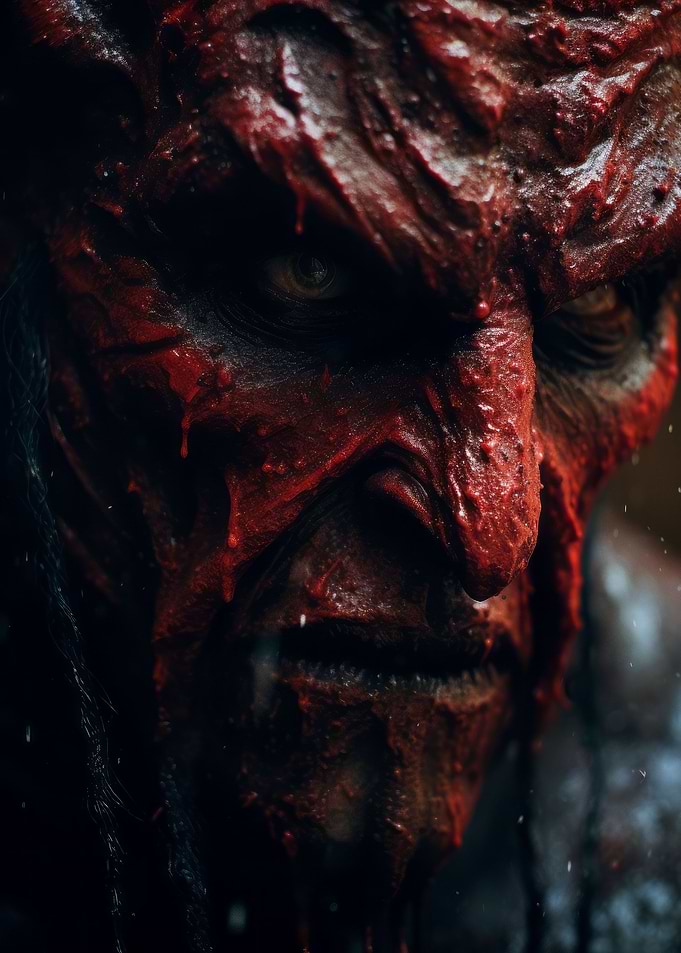Closeup of a Devil