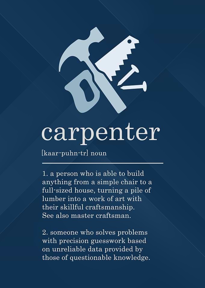 Funny Carpenter Definition