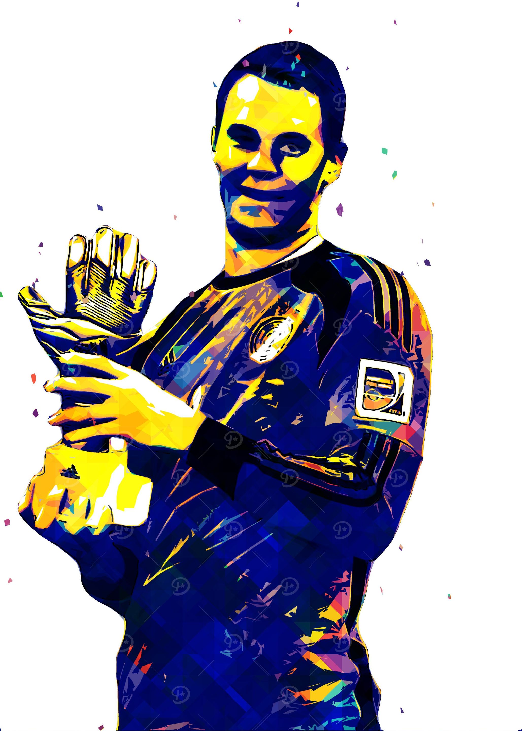 Manuel Neuer Style Pop Art