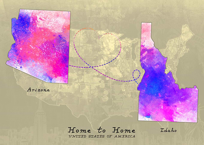 Arizona Idaho